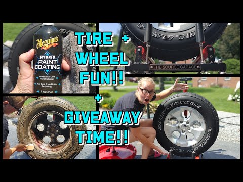 Tire + Wheel FUN! Car Supplies Warehouse AMAZING GIVEAWAY! The Source Garage Wheel Detailing Stand