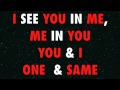 "I see you in me" A song for Global Peace & Unity ...