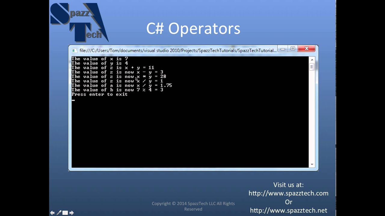 Using Operators in C# and Casting int to float