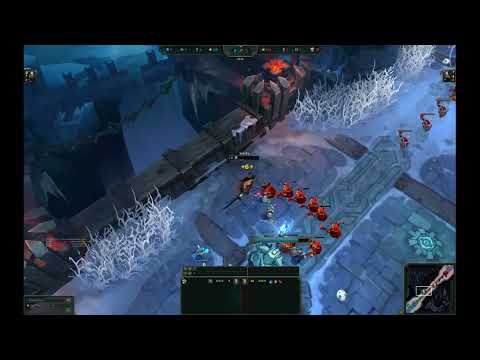 1v1, ARAM,  Tryndamere vs Tryndamere - Diamond level - Wave Management and Freezing Example