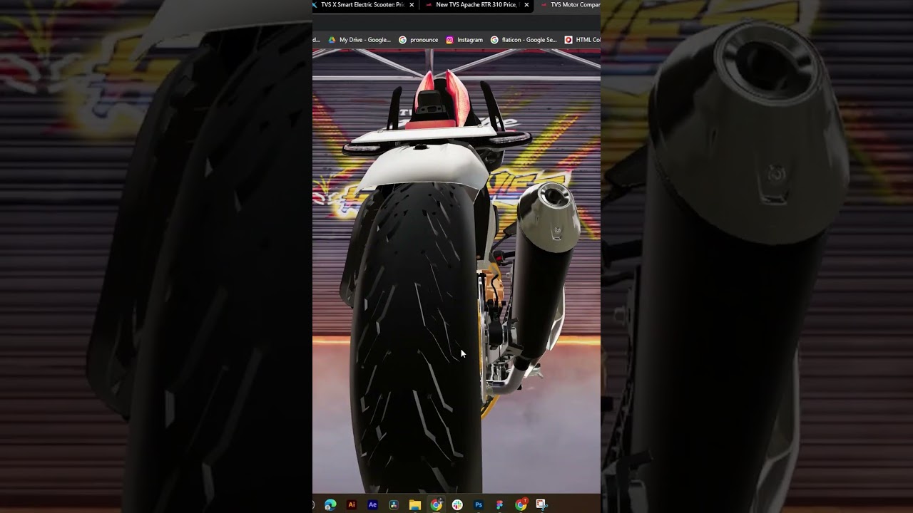 tvs APACHE RACING 310 3d