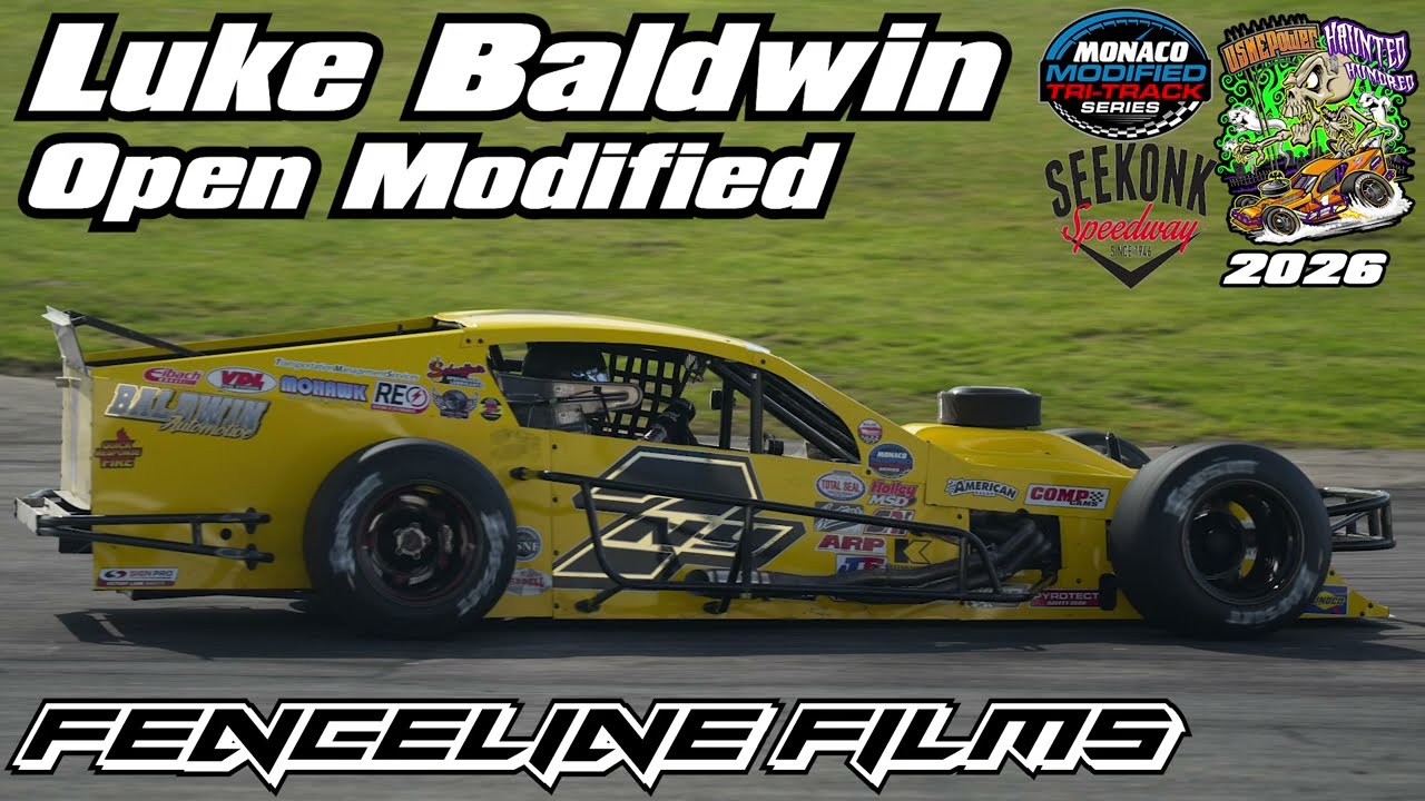 Luke Baldwin Monaco Tri Track Modified USNE Power Haunted Hundred XL Seekonk Speedway 2026