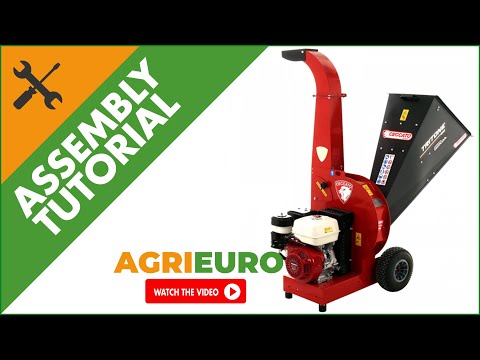 Ceccato Tritone BIG GX390 Petrol Garden Shredder - Assembly tutorial