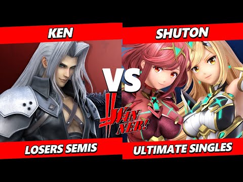 [PARTIAL] Winner! N2 Losers Semis - KEN (Sonic, Sephiroth) Vs. Shuton (Pyra Mythra) SSBU Ultimate