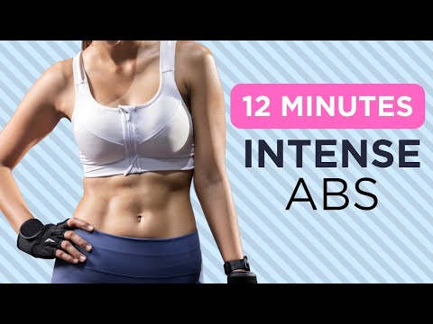 12 MIN SLOW & INTENSE ABS - Workout for Defined Abs #Abs #fitness  #homeworkout