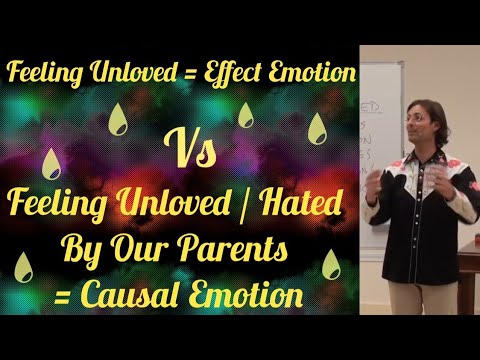 Feeling Unloved in General vs Feeling Unloved by Our Parents