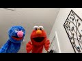 Sesame Street ELMO GROVER SING RED BLUE A KD Productions Impromptu Puppet Show