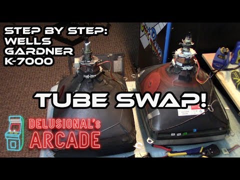 How to swap a TV tube into an arcade [K7000]