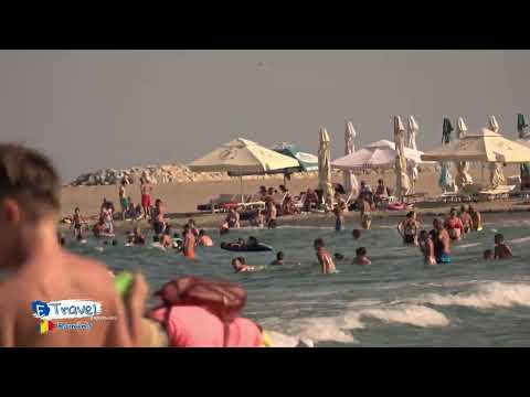 Eforie Sud Beach, On the beach in Romania, At the sea in Romania September