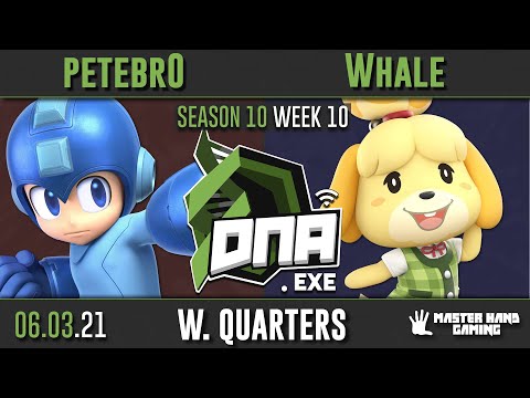 DNA.EXE S10:W10 - petebr0 (Mega Man) Vs. Whale (Isabelle) - W Quarterfinals