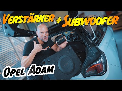 Opel Adam | Endstufe & Subwoofer einbauen | Soundsystem | ARS24