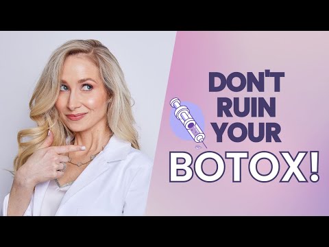 Dermatologist on what NOT to do after your Botox injections
