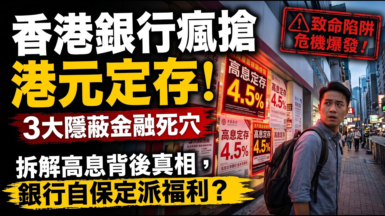 📉【業主必睇】 美國話減息香港反而加？9月大限將至，銀行搶存封死減息空間，負資產大軍準備翻倍！💀🏠#鮑威爾 #香港樓市 #H按封頂#減息落空 #香港銀行 #咪做接盤俠#美聯儲局 #香港金管局 #香港各