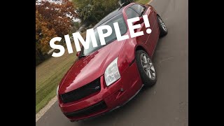 How To Change Spark Plugs On a 2006-2012 Ford Fusion AND Mercury Milan 2.3L/ 2.5L Engine