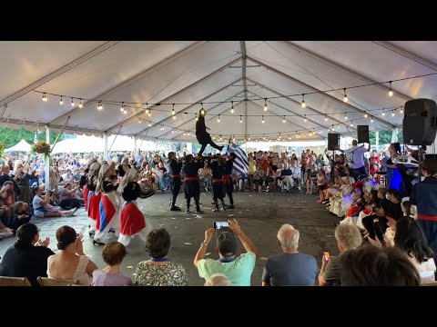 Zorba dance at 2022 Warren Greek Fest