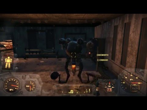 Fallout 4 SUPER MELEE SURVIVAL Playthrough Part 7 - Robot Hell