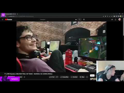 Mayumi Reagindo a: Bronziocre - T1 vs DRX  MUNDIAL DA ZUEIRA (FINAL)