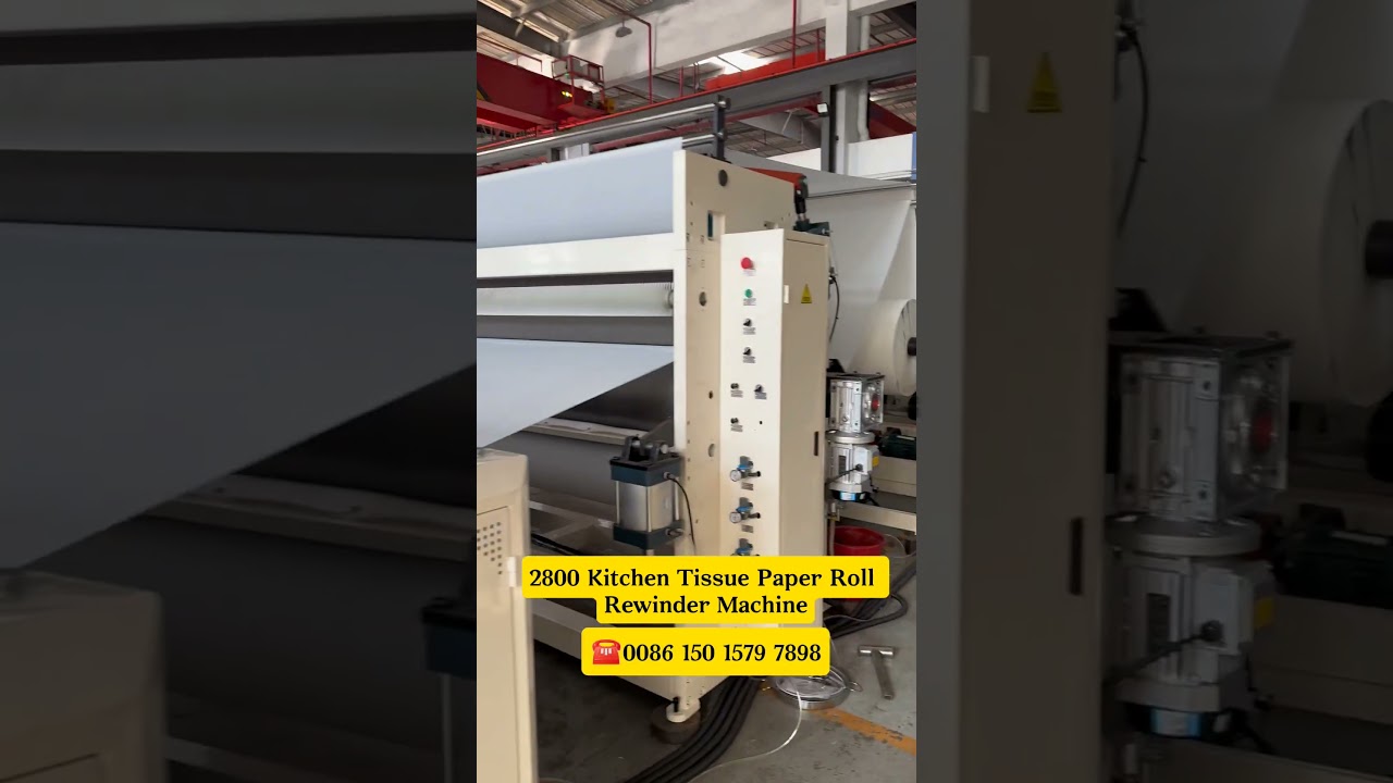 Kitchen towel high absorption tissue paper converting finishing production line #tissuepapermachine
