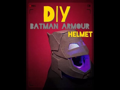 How to make a Dark Knight Returns Armour Helmet - Process Video Part 2