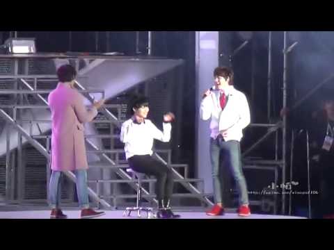 [FANCAM] 131019 Just the way you are - Kyuhyun, Changmin & Taemin @ SMTown Beijing