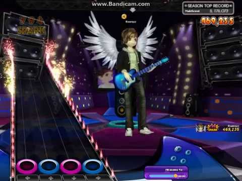 [The Fiery Concert] Guitar Mode - Hirasaw Yui - Giita ni Kubittake (Lv.3 Hard) 185 BPM  Audition PVS