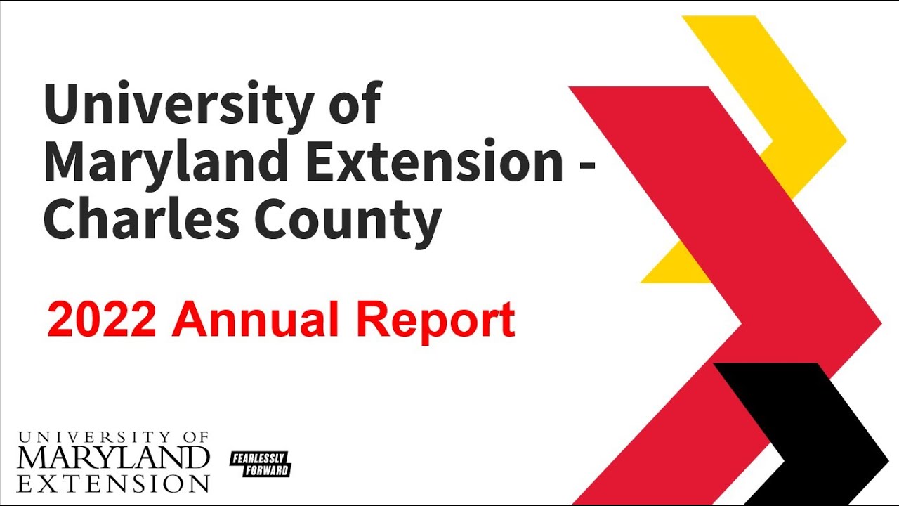 2022 University of Maryland Extension, Charles County Annual Report