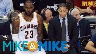 Tyronn Lue says he made call to move Kevin Love to center, not LeBron James | Mike & Mike | ESPN