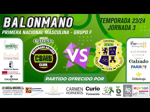 CALZADO BM. BOLAÑOS - CORDOPLAS BALONMANO LA SALLE (J2 1a Nacional Masculina 2023/24)