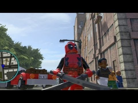 LEGO Marvel Super Heroes (PS4) - Deadpool Free Roam Gameplay