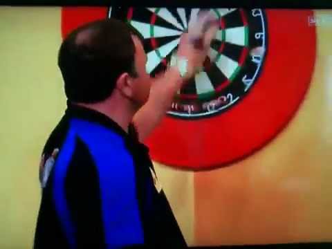 Terry Jenkins RAGING at Adrian Lewis Betfair World Matchplay 2012