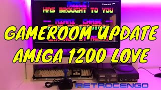 Retro Gameroom update. My Amiga 1200 is getting some love from Ikea