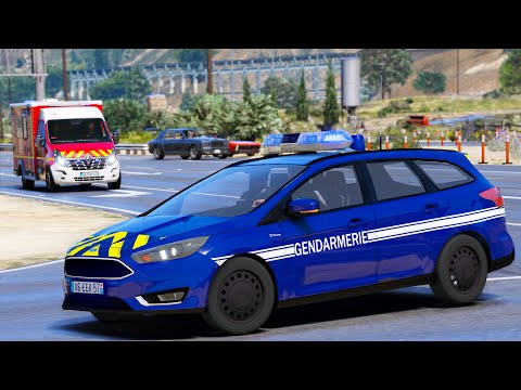 [GTA 5] GENDARMES ESCORT FIREFIGHTERS | LSPDFR #1063