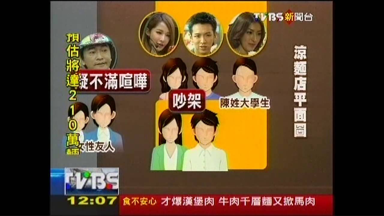 狗仔?吳宗憲、大學生互毆 血濺涼麵店