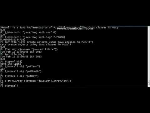 Read-Eval-Print-Loop of JFuzuli