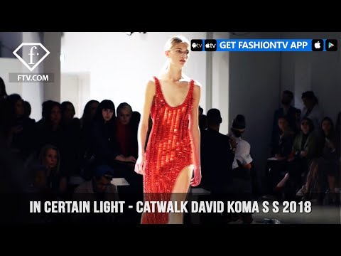 In Certain Light Presents David Koma S/S 2018 Catwalk London Fashion Week | FashionTV | FTV