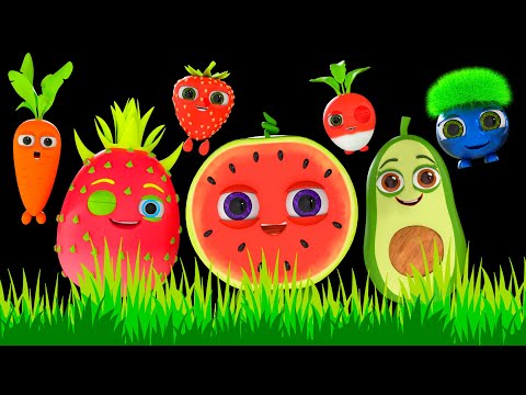 Tickle Tickle - Funky Fruits Baby Sensory | Fun Video with Music!