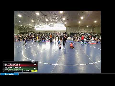 Girls 2011-2014 48-54 Emmye Medrano Excalibur Wrestling Club Vs Audrina Summers Touch Of Gold Wres
