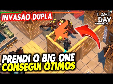 PRENDI O BIG ONE E CONSEGUI ÓTIMOS ITENS NA INVASÃO - Last Day On Earth