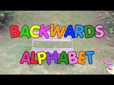 Mr. Palindrome - Backwards Alphabet