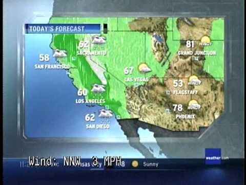 WeatherStar 4000 LDL over TWC & satellite LF 4/11/2012 [HQ]