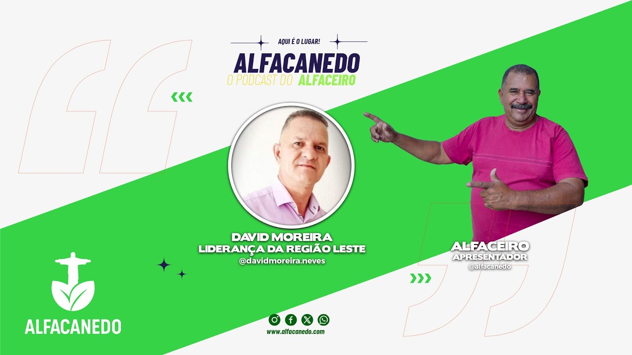 20ª EPISÓDIO DO Podcast ALFACANEDO com o convidado DAVID MOREIRA