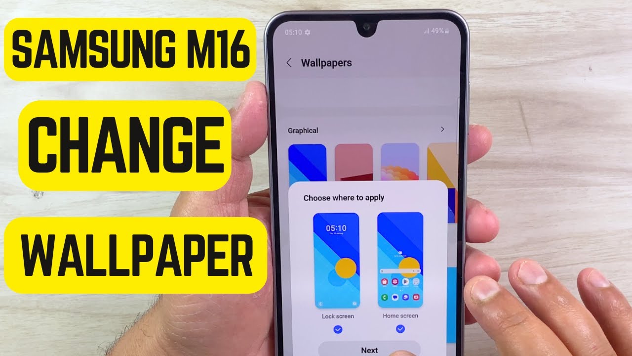 5 Simple Steps to Change Your Samsung Galaxy M16 Wallpaper Quickly