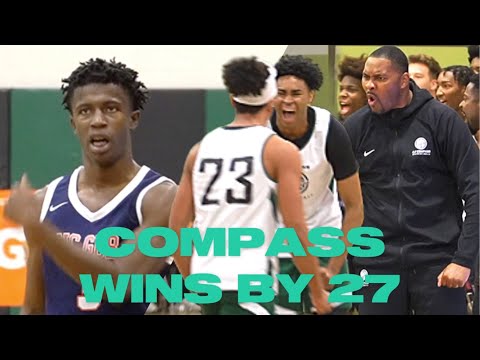Kylan & Compass Handle 1st Half Test WITH EASE | AZ Compass vs. NC GBB Highlights