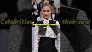 “Famous Celebs Who Refuse to Use Their Real Names”🤯