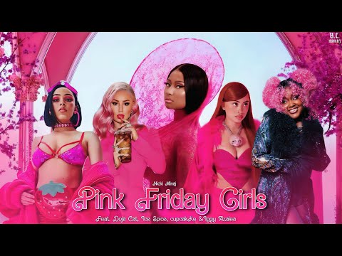 Nicki Minaj - Pink Friday Girls (REMIX) ft. Doja Cat, Ice Spice, cupcakKe & Iggy Azalea (Visualizer)
