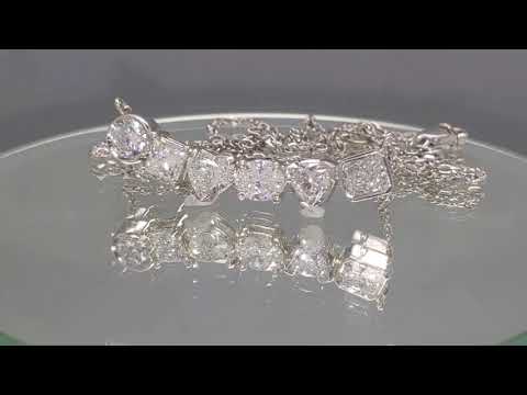 MJW Jewelry Display: 6 Lab Diamond Pendant