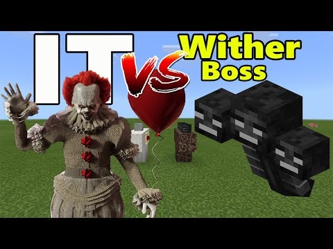 IT vs Wither Boss | Minecraft PE