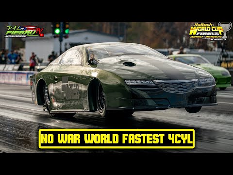 New World Record 4 Cyl No War honda k24 5.86 @243mph World Cup Finals 2022 MIR | Palfiebrutv