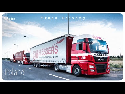4K | POV Truck Driving | MAN TGX 470.18 |  Route A2-S8 Warsaw Poland 🇵🇱
