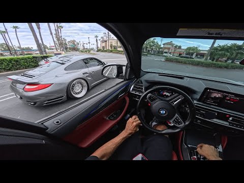 600HP X3M Cuts Up With Modified Porsche's